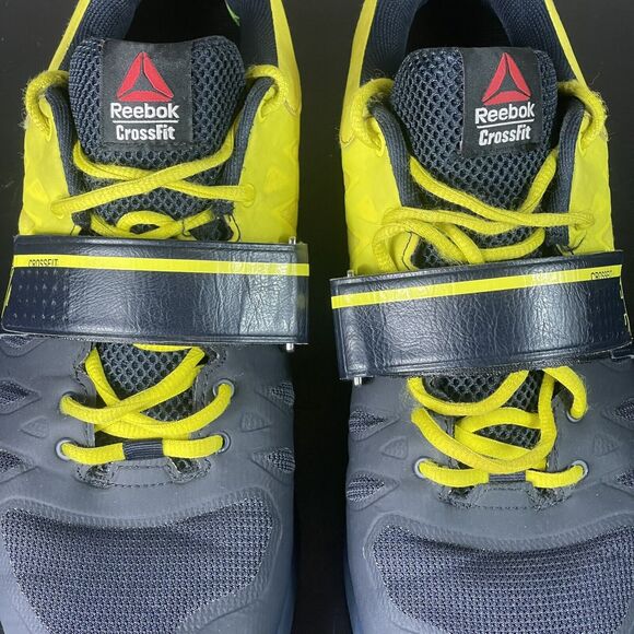 Reebok Shoes Mens 11.5 Black Yellow Crossfit Forging‎ Elite Fitness Adult main image 7